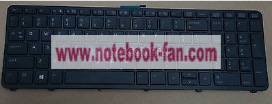 NEW HP ZBOOK 15 KEYBOARD US Mouse Pointer backlit - Click Image to Close